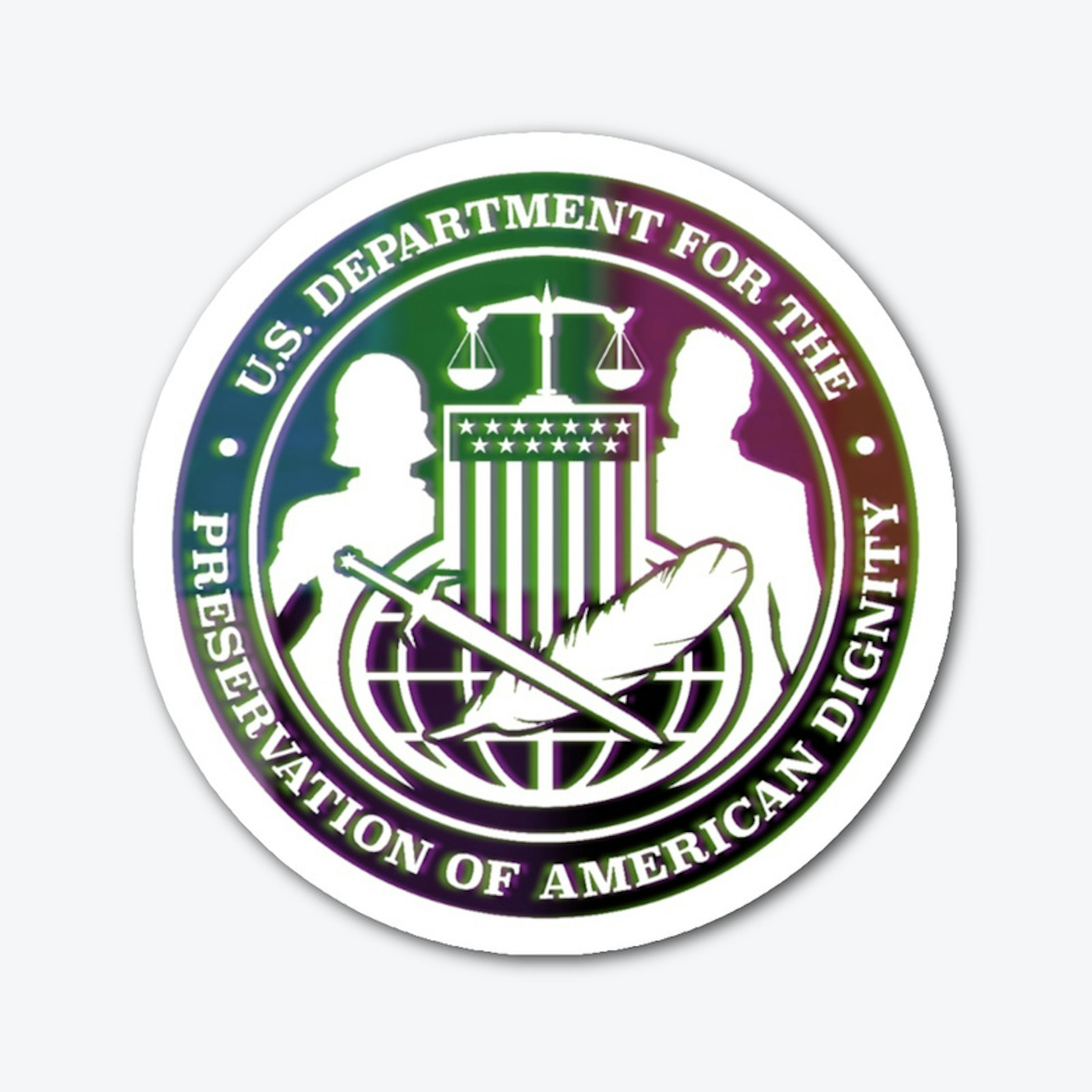 USDPAD Logo Sticker (color)